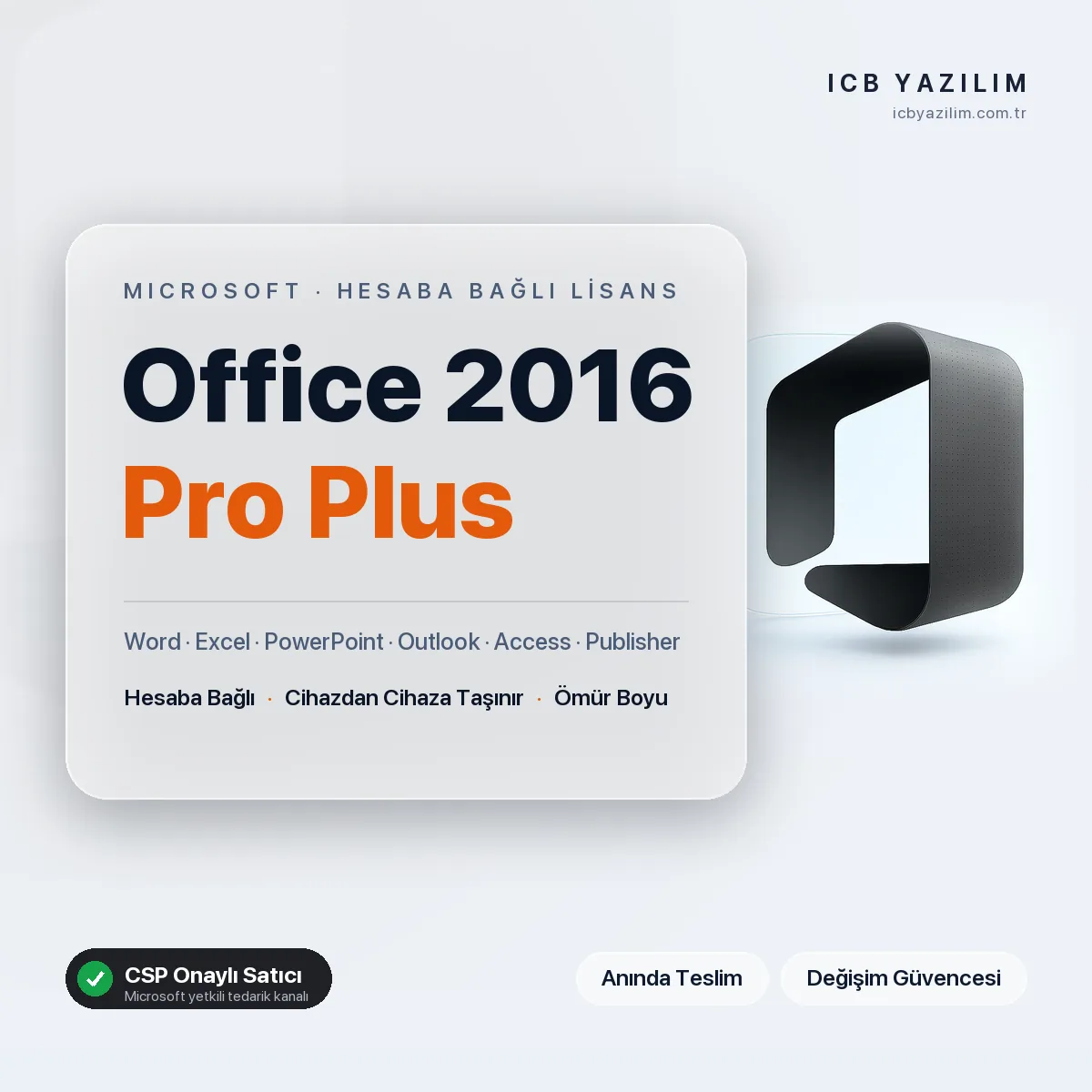 Office 2016 Pro Plus Bind (Email Kayıtlı) — orijinal Microsoft lisansı