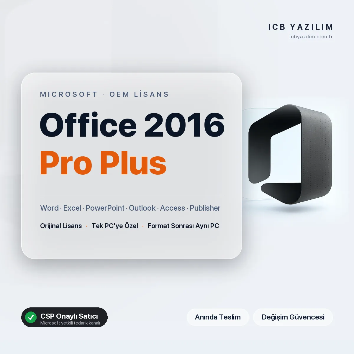 Office 2016 Pro Plus OEM Lisans — orijinal Microsoft lisansı