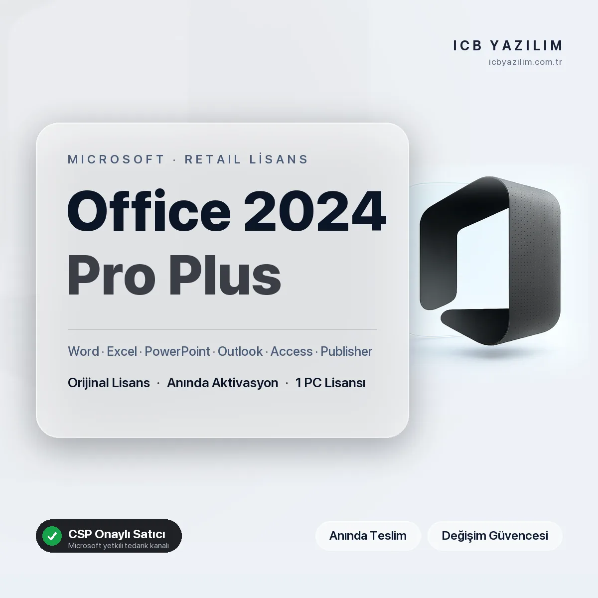 Office 2024 Pro Plus Retail Key — orijinal Microsoft lisansı