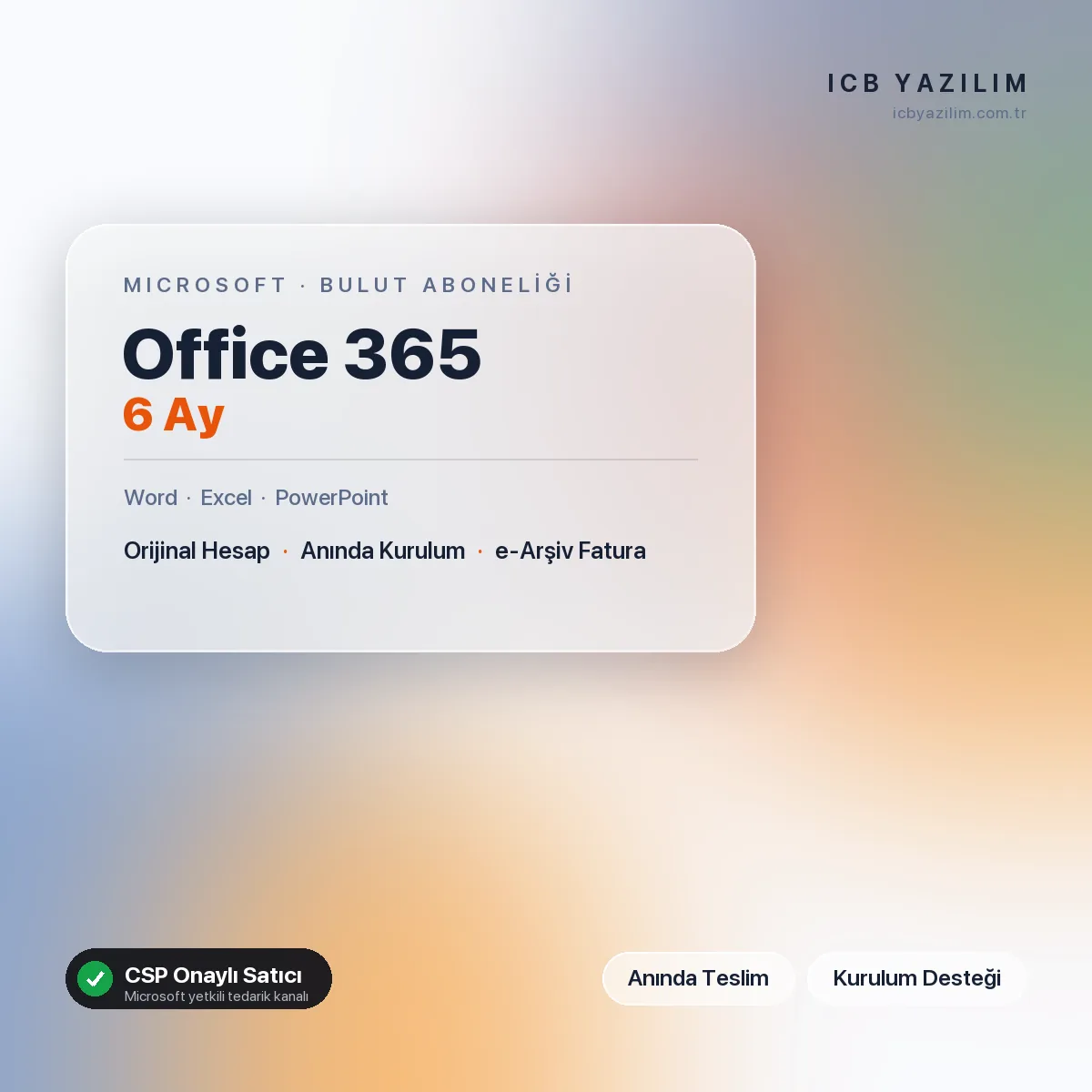 Office 365 6 Ay Paketi — orijinal Microsoft lisansı