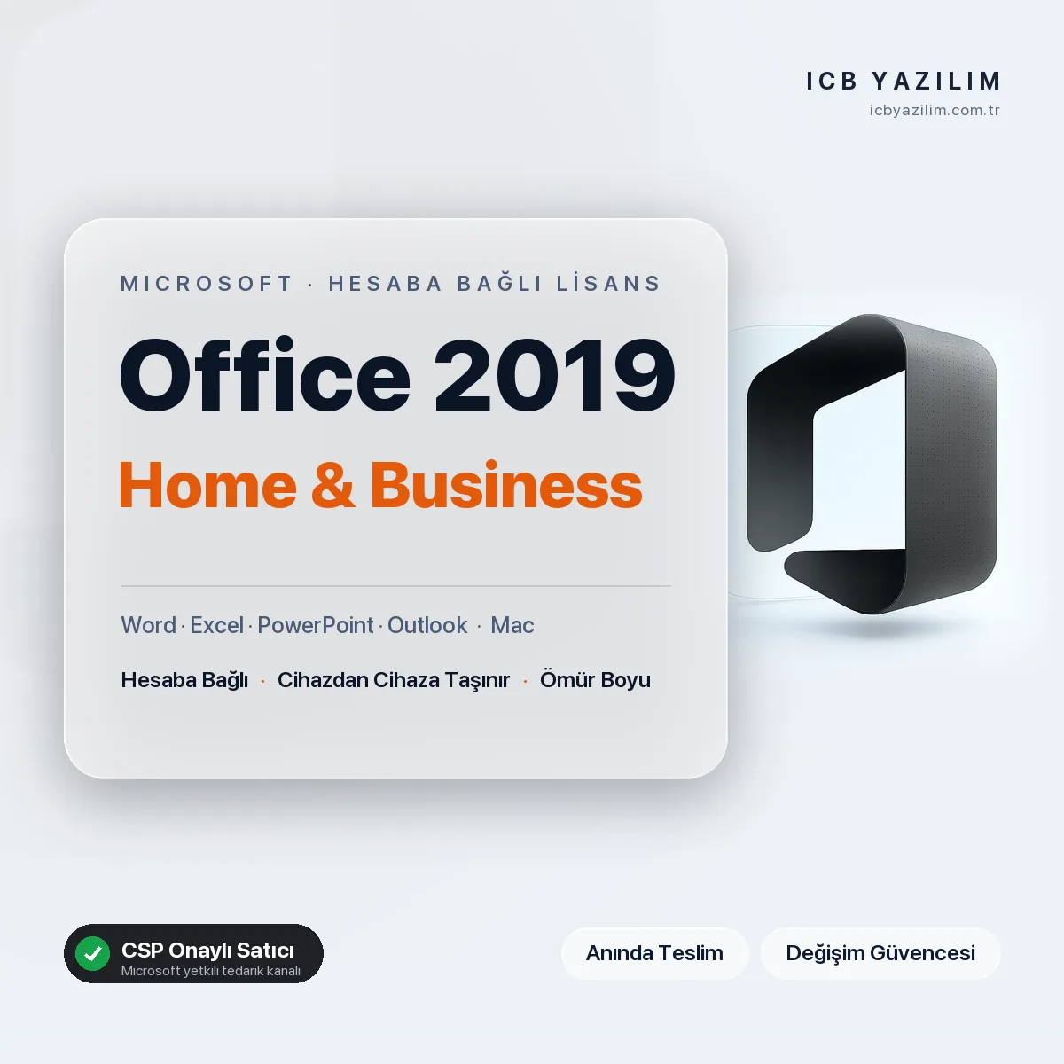 Office Home & Business 2019 Mac — orijinal Microsoft lisansı